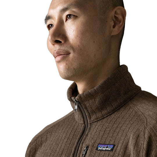 Patagonia Men's Better Sweater Jacket Marlow Brown Rib Knit Image 05