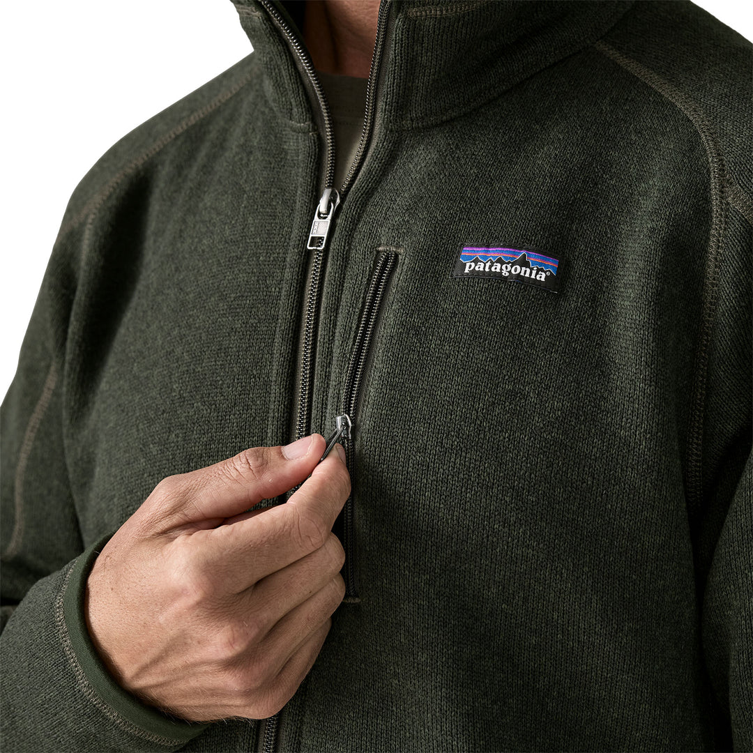 Patagonia Men's Better Sweater Jacket Old Growth Green Image 06