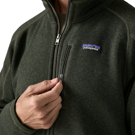 Patagonia Men's Better Sweater Jacket Old Growth Green Image 06