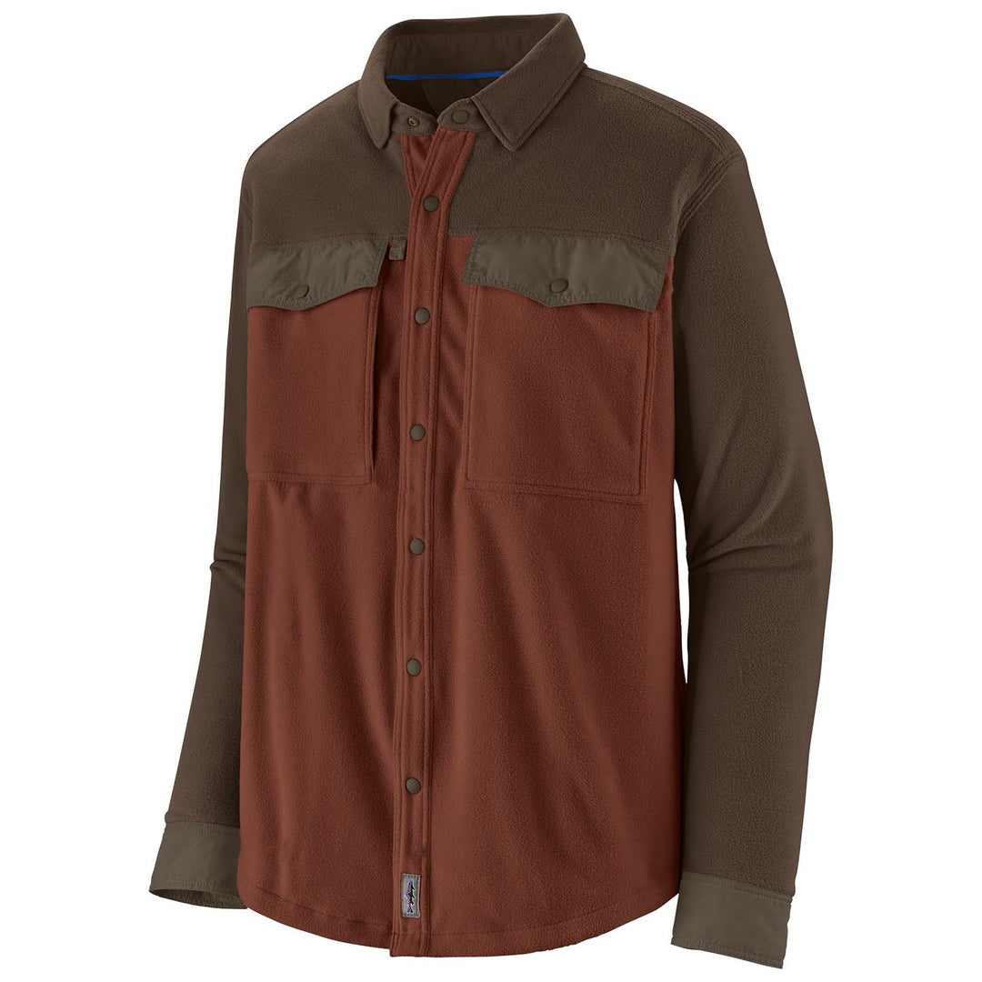 Patagonia Men's Long-Sleeved Early Rise Snap Shirt Dried Vanilla Image 01