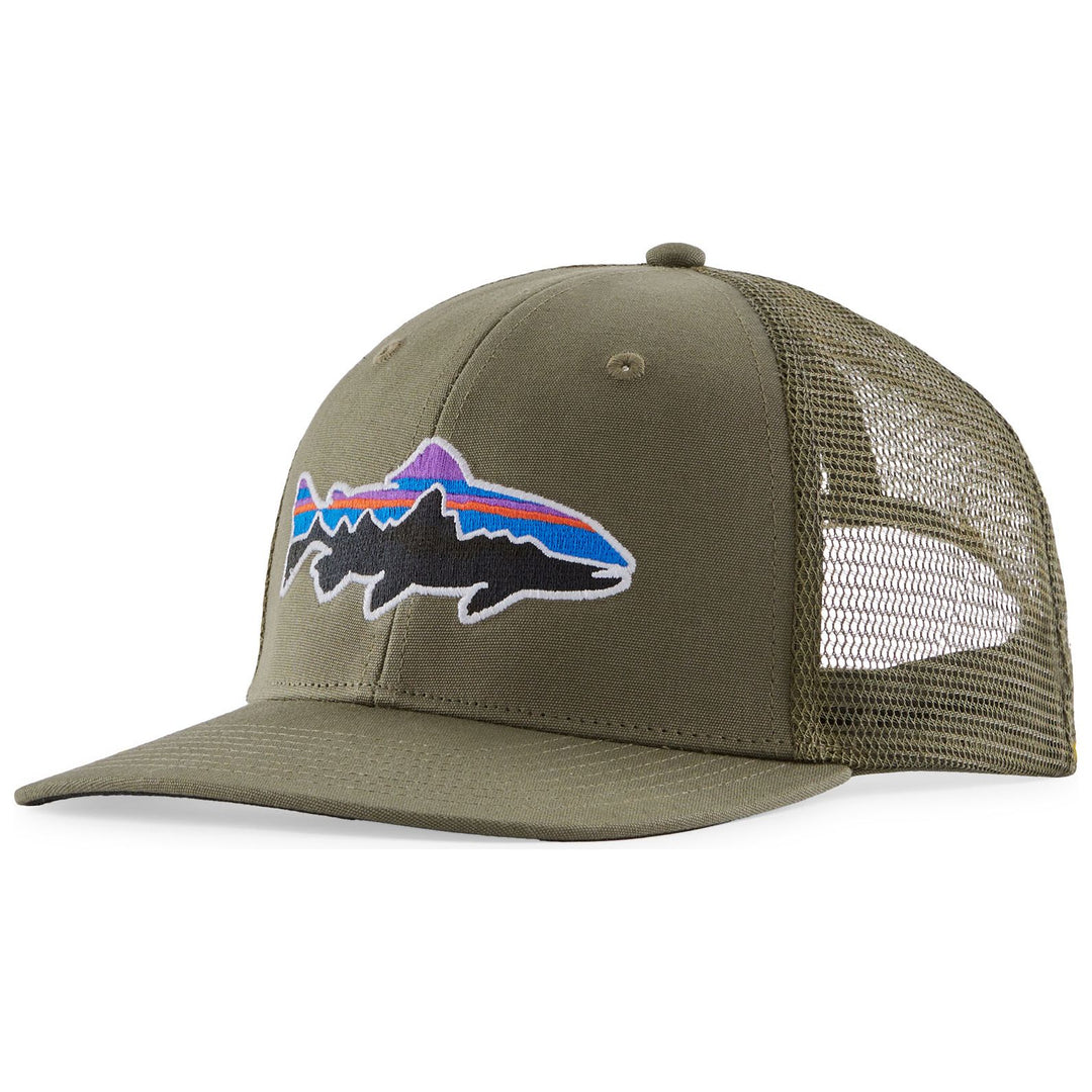Patagonia Fitz Roy Trout Trucker Hat Basin Green Image 01
