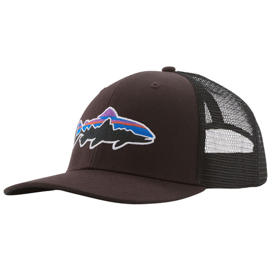 Patagonia Fitz Roy Trout Trucker Hat Den Brown Image 01
