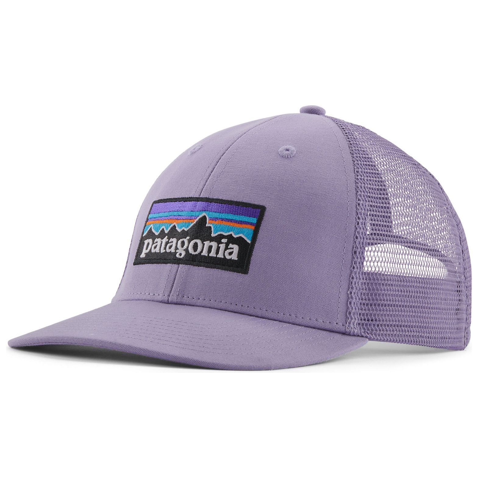 Patagonia P-6 Logo LoPro Trucker Hat Concrete Purple Image 01