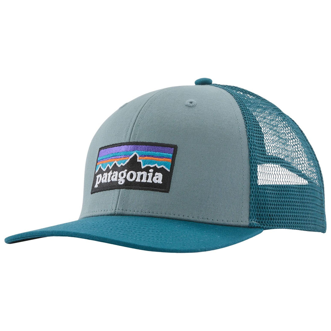 Patagonia P-6 Logo Trucker Hat Blue Sage Image 01