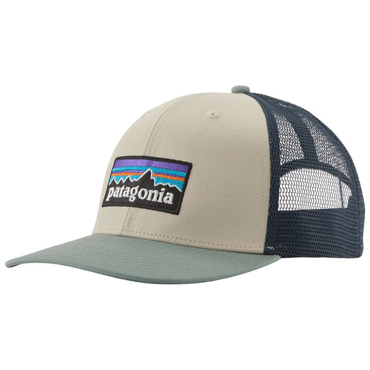 Patagonia P-6 Logo Trucker Hat Pumice Image 01