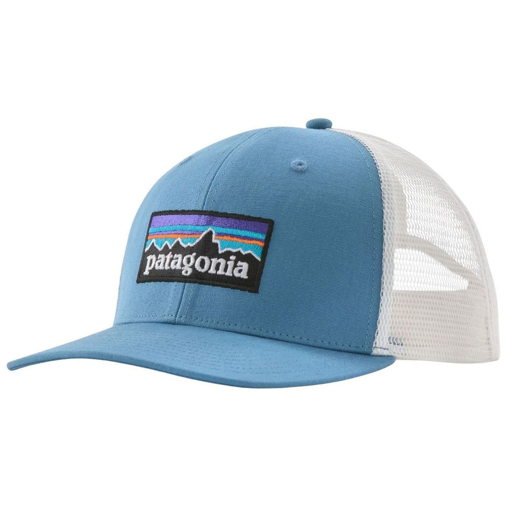 Patagonia P-6 Logo Trucker Hat Shore Blue