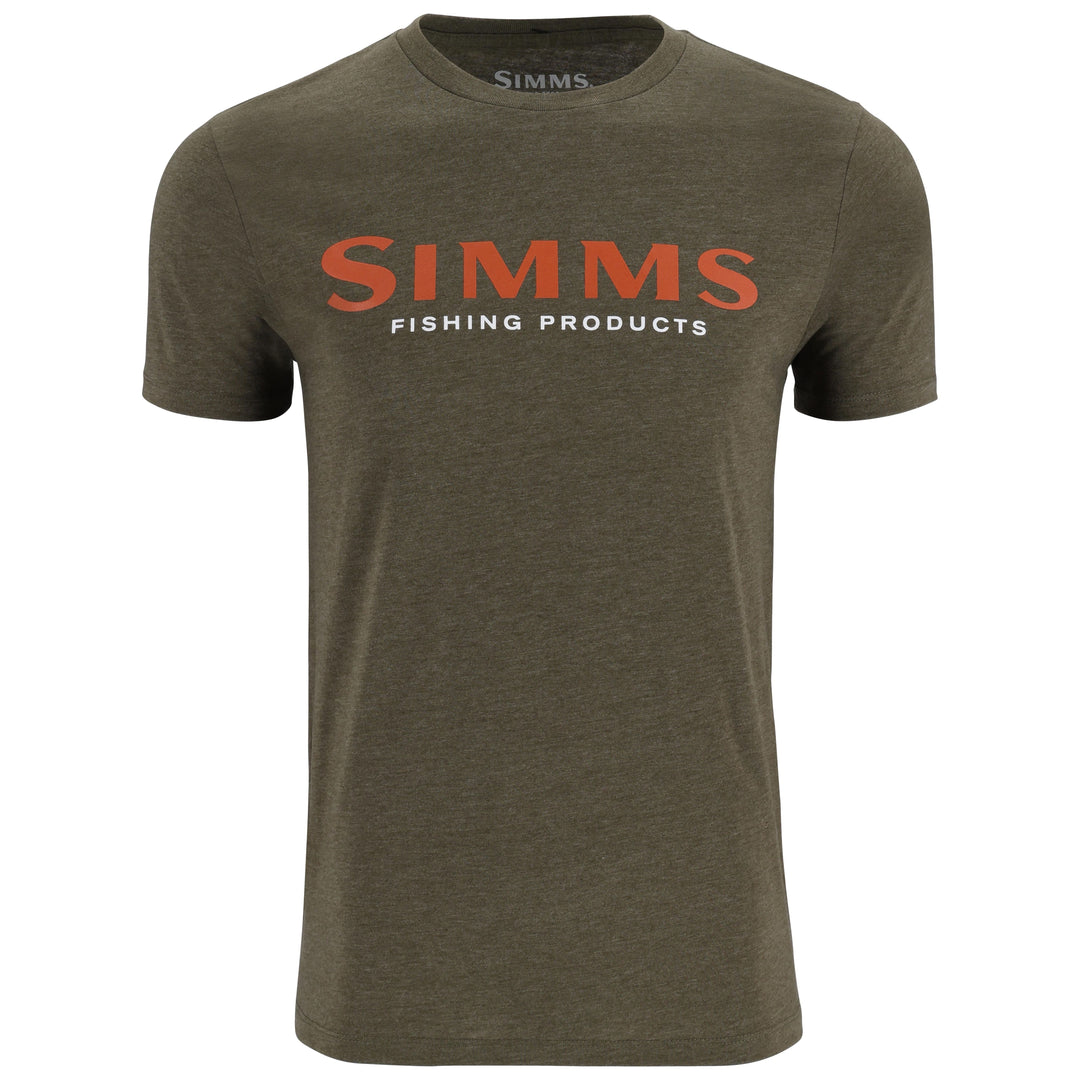 Simms Men's Logo T-Shirt Loden Heather Image 01