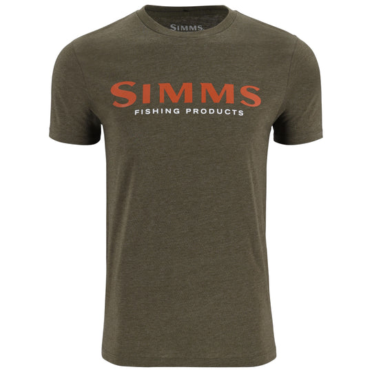 Simms Men's Logo T-Shirt Loden Heather Image 01