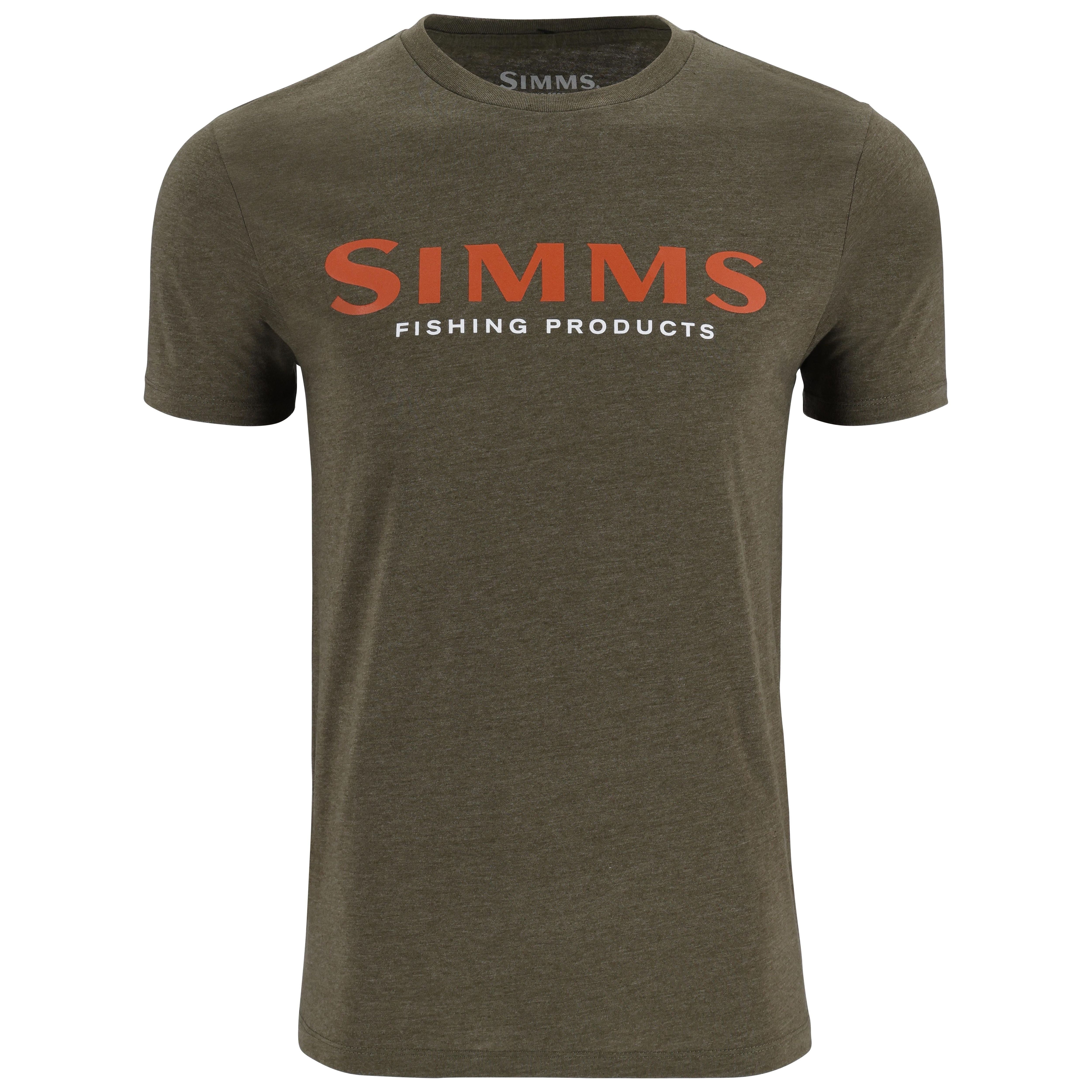 Simms Men's Logo T-Shirt Loden Heather Image 01