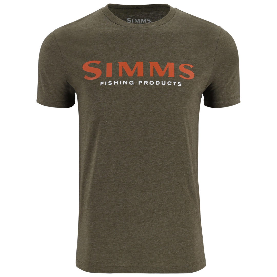 Simms Men's Logo T-Shirt Loden Heather Image 01