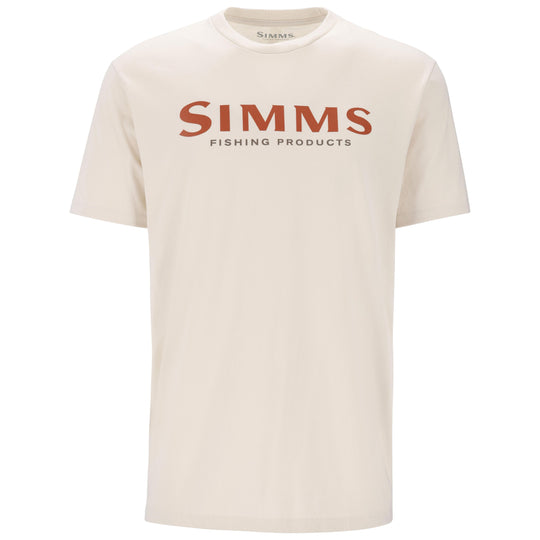 Simms Men's Logo T-Shirt Natural Image 01