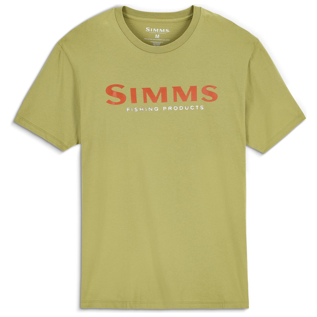 Simms Men's Logo T-Shirt Tent Green Image 01