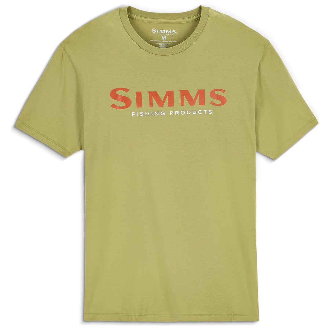 Simms Men's Logo T-Shirt Tent Green Image 01