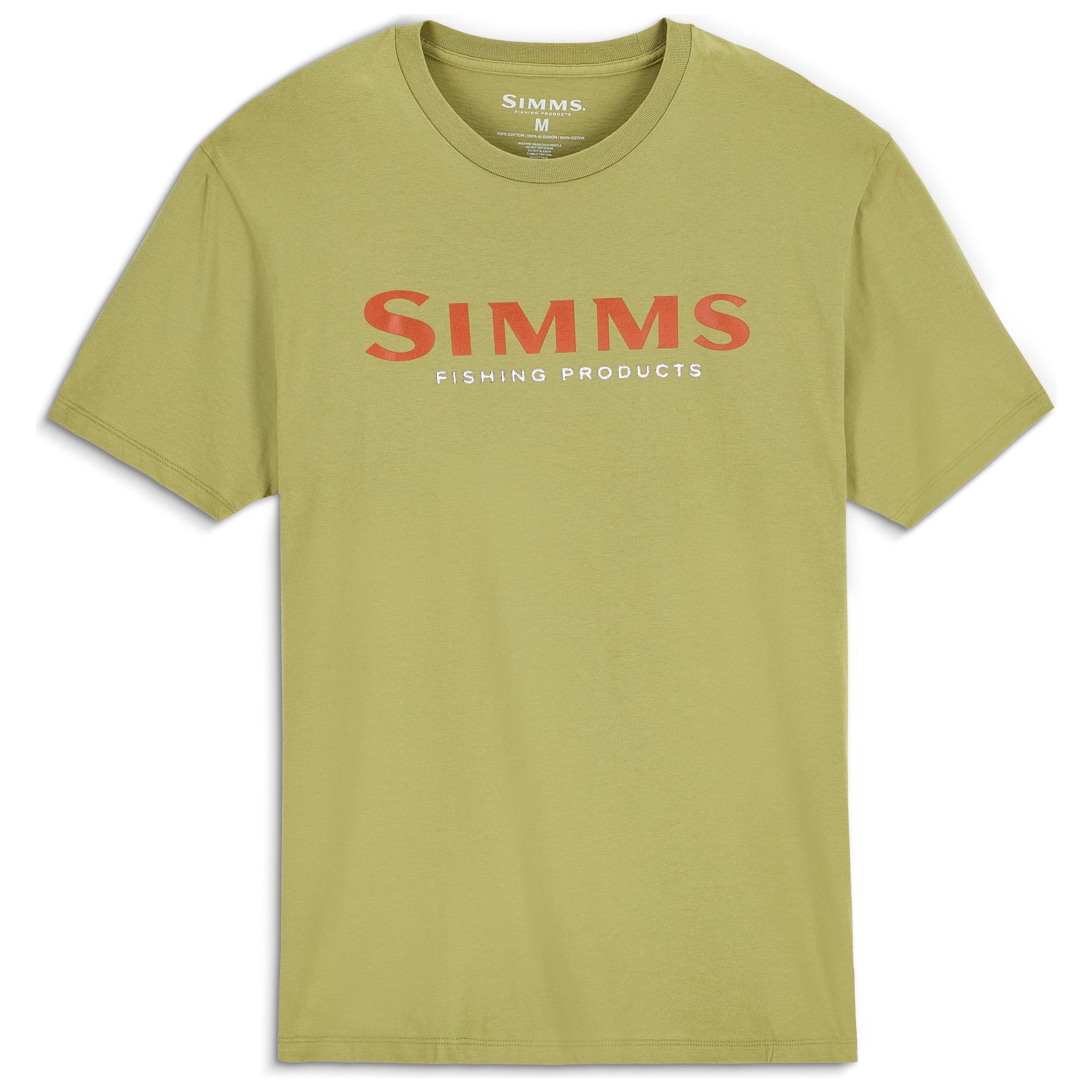 Simms Men's Logo T-Shirt Tent Green Image 01