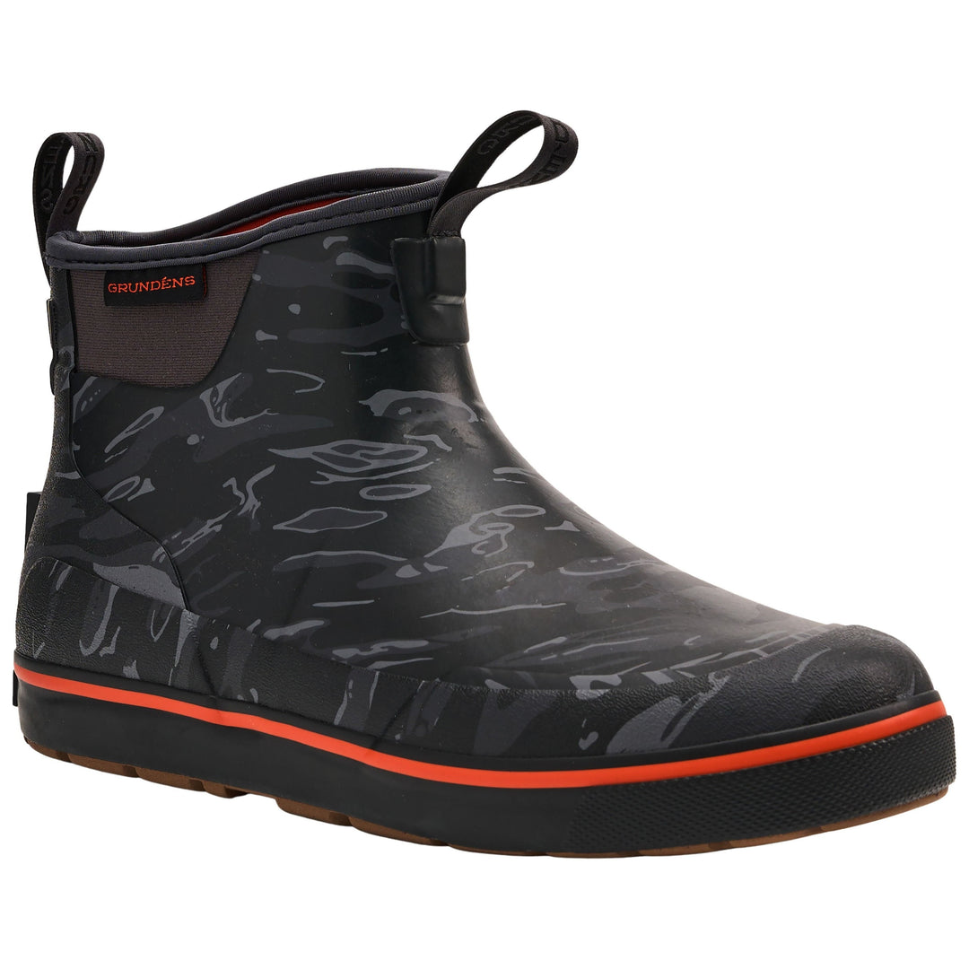 Grundens Men's Deck-Boss Ankle Boot Blackbeard Image 01