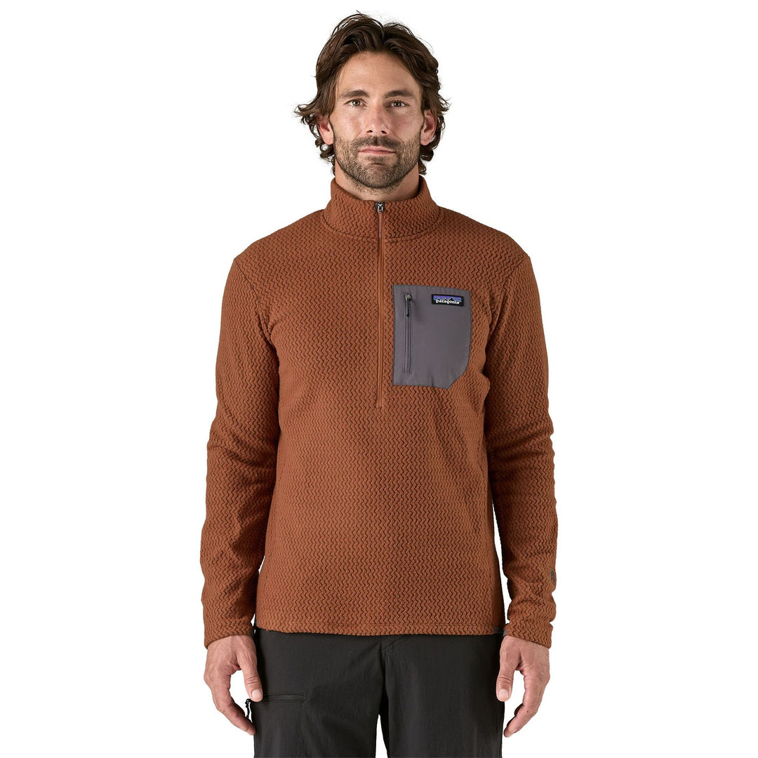 Patagonia Men's R1 Air Zip Neck Robin Brown Image 02