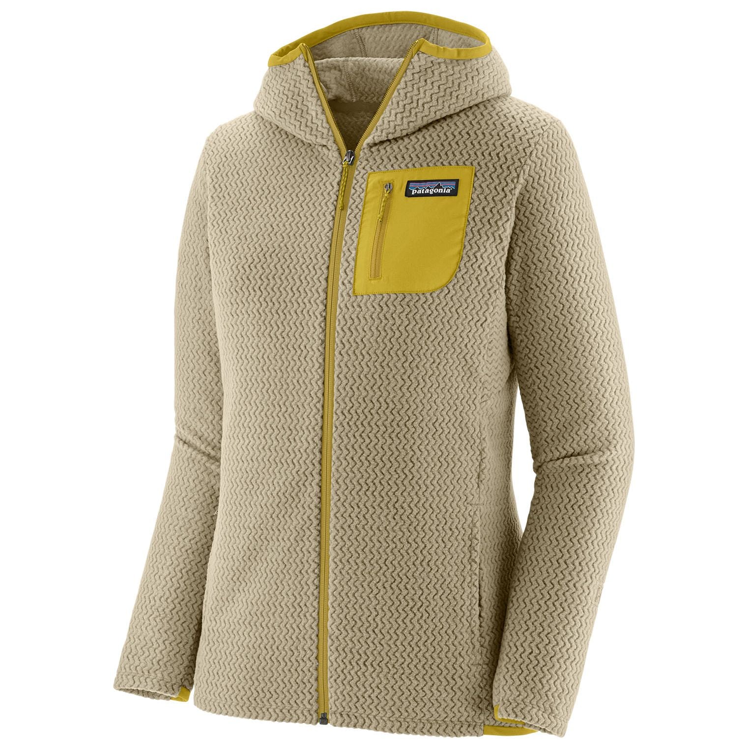 Patagonia Women's R1 Air Full-Zip Hoody Buttercup Yellow Image 01