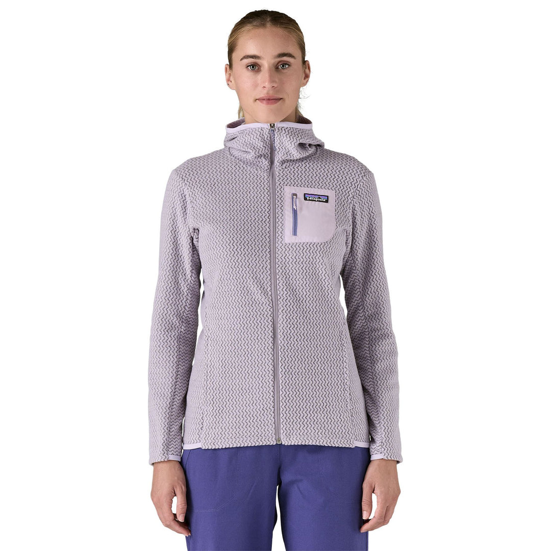 Patagonia Women's R1 Air Full-Zip Hoody Foxglove Purple Image 02