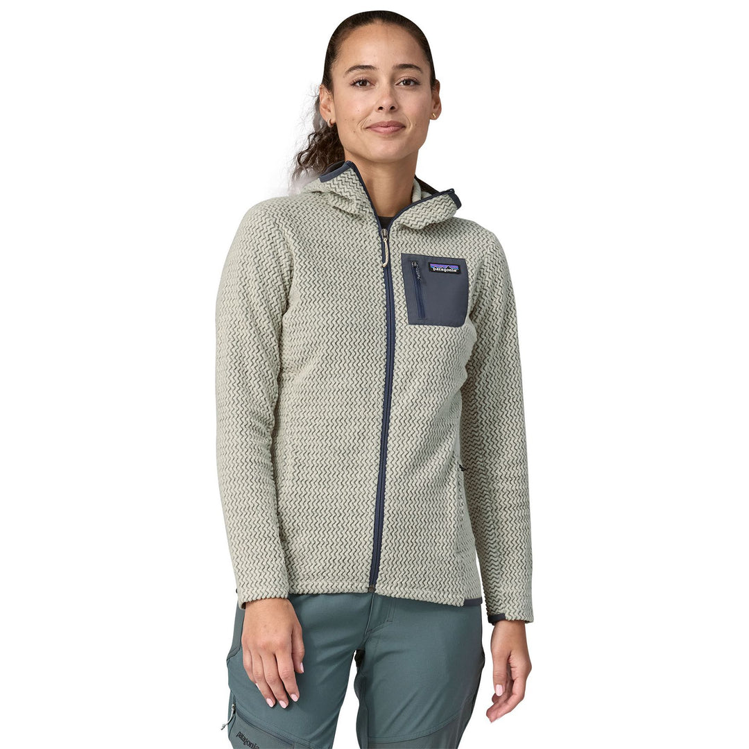 Patagonia Women's R1 Air Full-Zip Hoody - Wool White Image 02