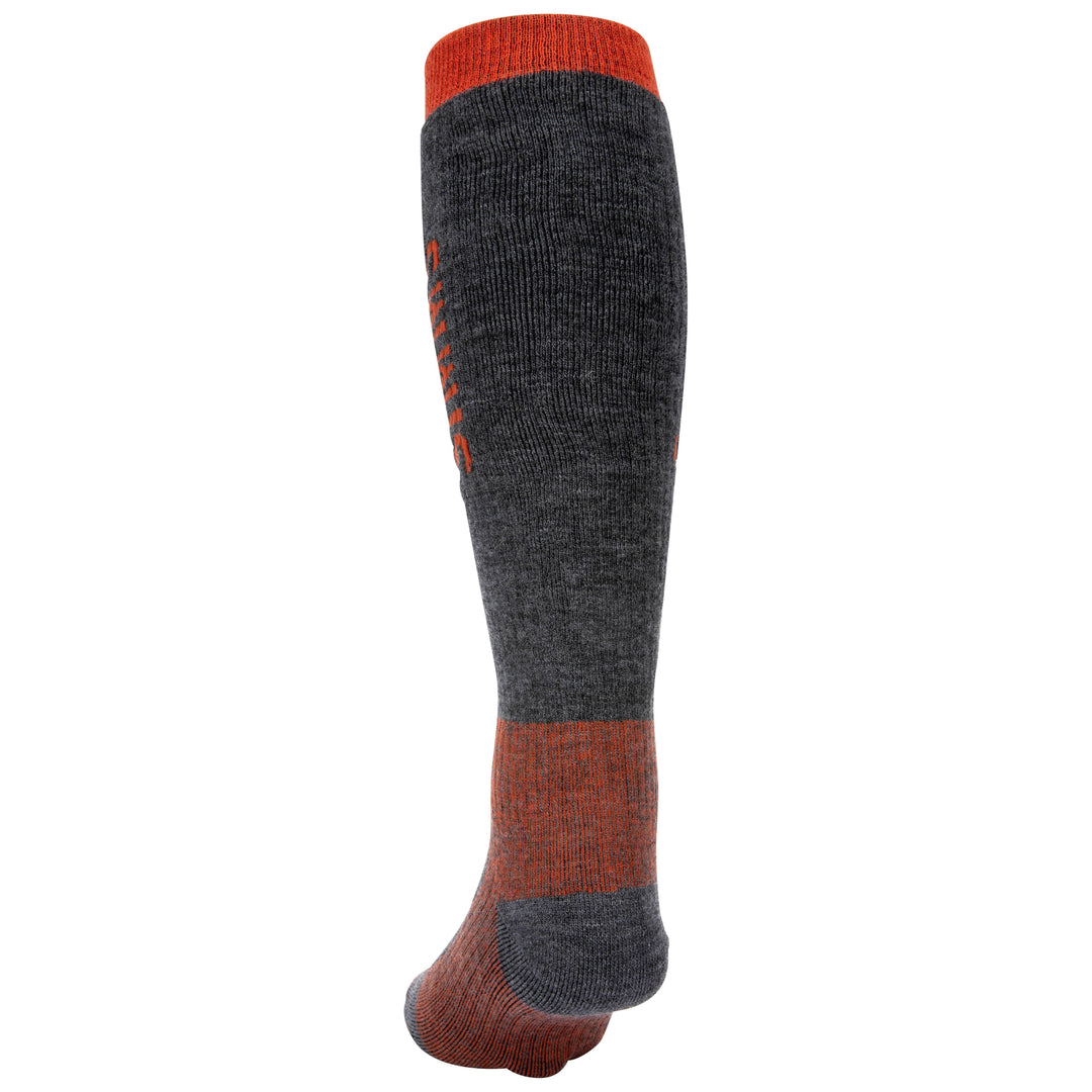 Simms Men's Merino Midweight OTC Sock Carbon Image 02