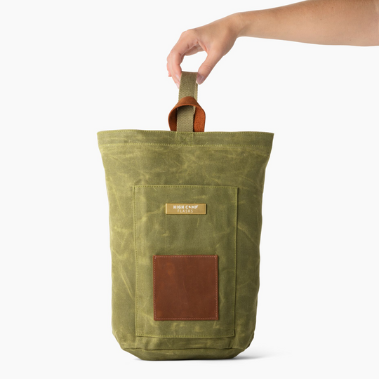 High Camp Twin Carry Tote in Moss Green