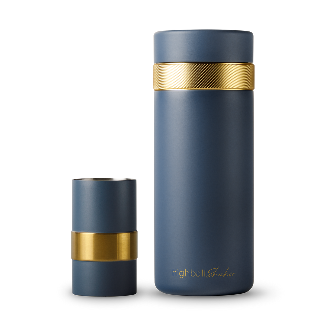 High Camp Highball Shaker in Amalfi Blue