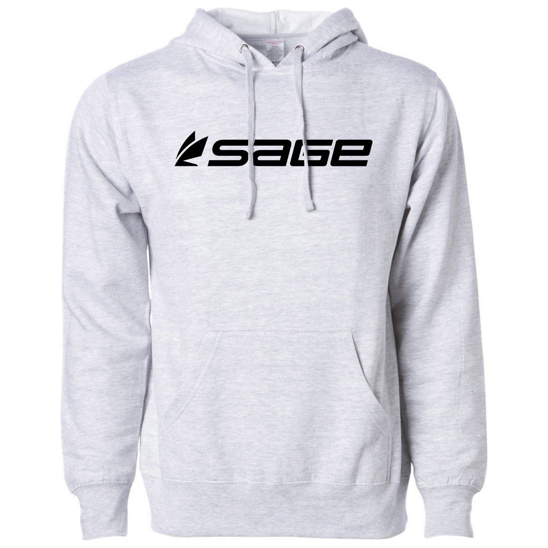Sage Logo Hoody Heather Grey Image 01