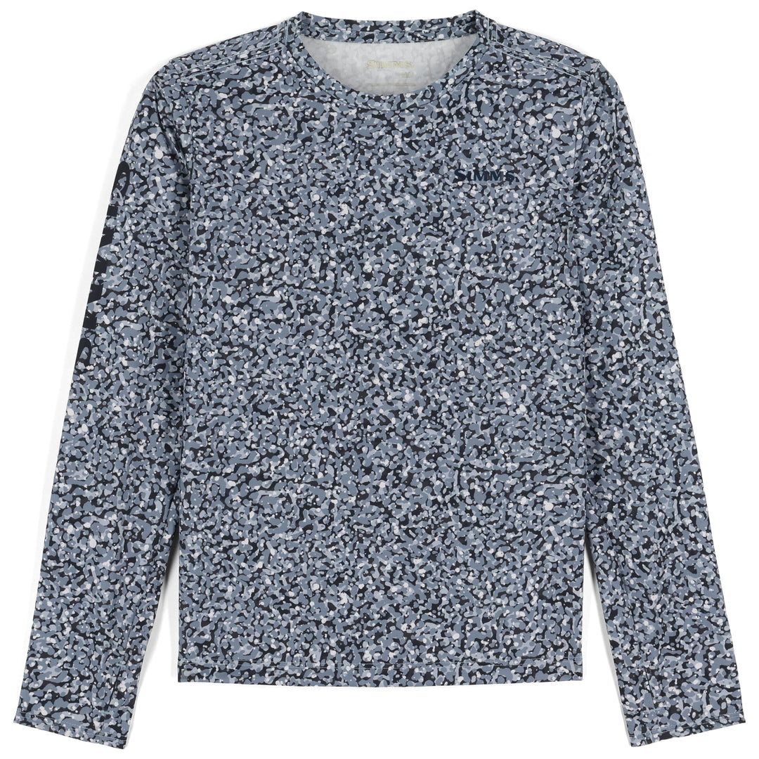 Simms Kid's Solar Tech Crew Neck Pebble Selvedge Image 01