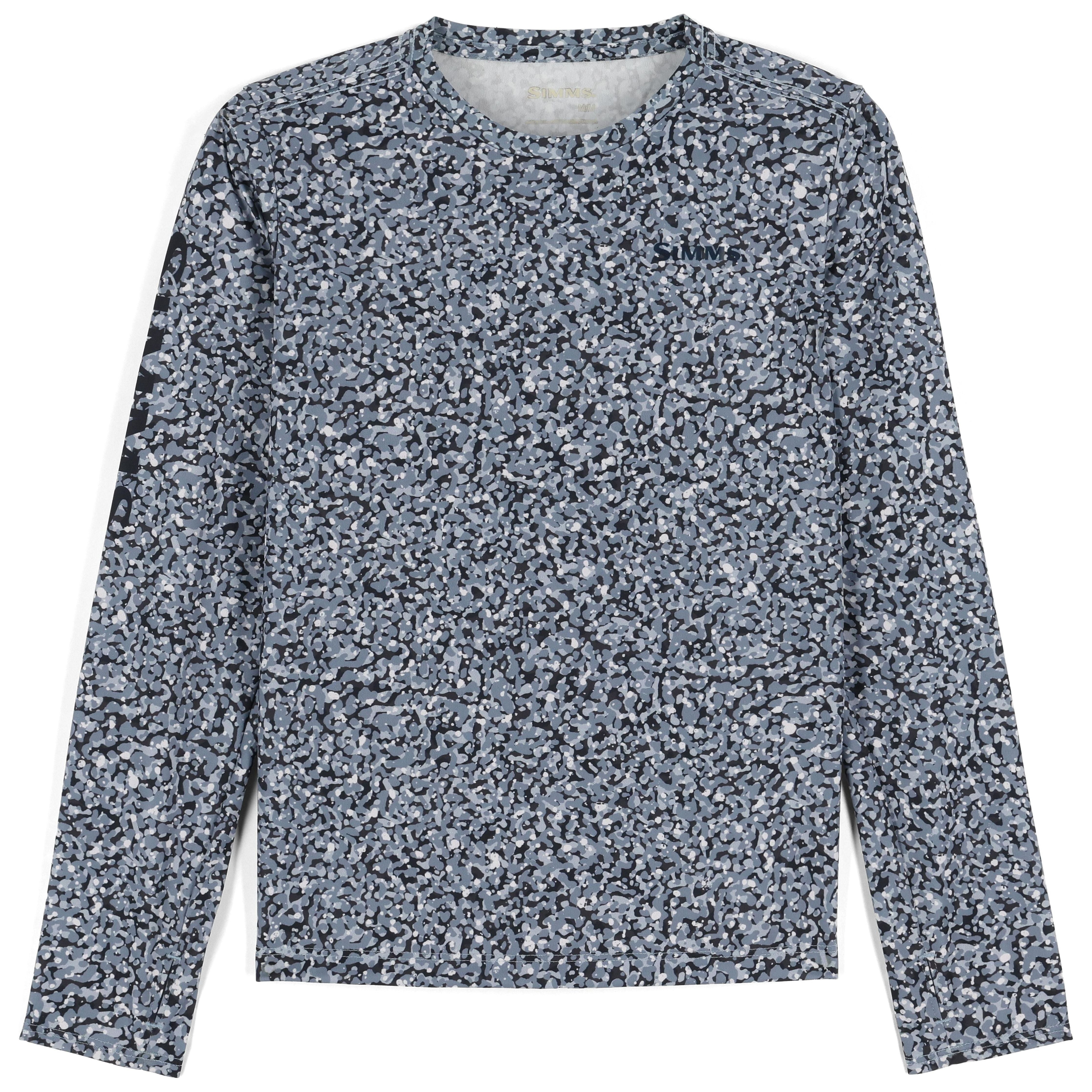Simms Kid's Solar Tech Crew Neck Pebble Selvedge Image 01