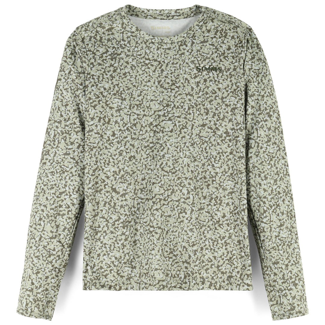 Simms Kid's Solar Tech Crew Neck Pebble Willow Image 01