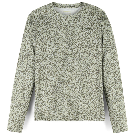Simms Kid's Solar Tech Crew Neck Pebble Willow Image 01