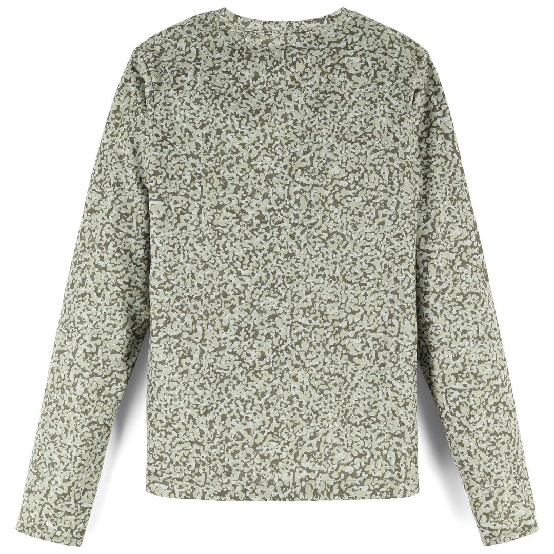 Simms Kid's Solar Tech Crew Neck Pebble Willow Image 02