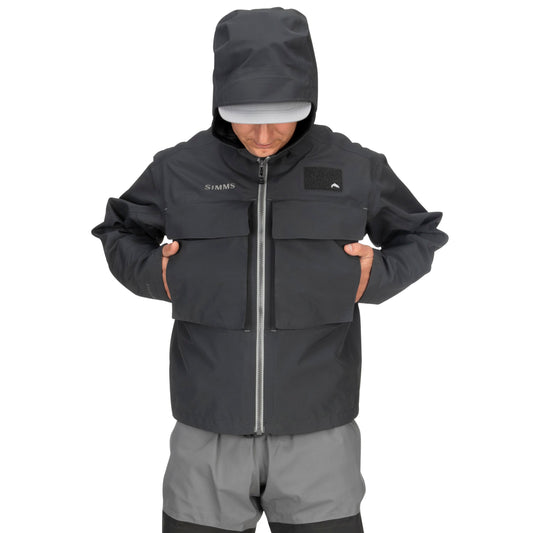 Simms Men's Guide Classic Jacket Carbon Image 05