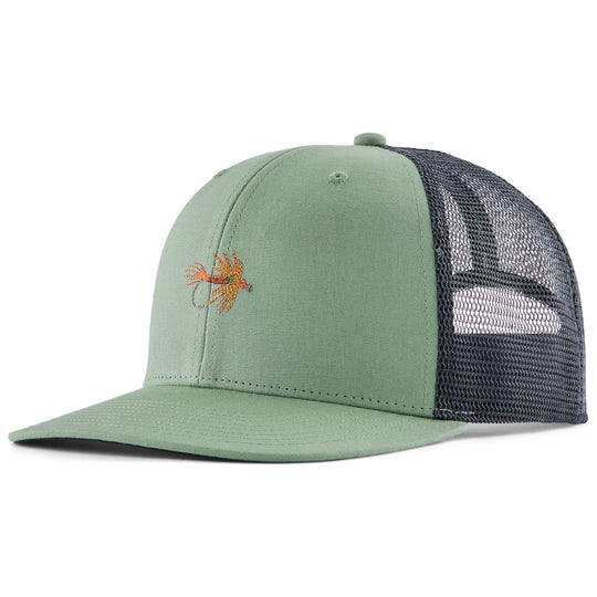 Patagonia Take a Stand Trucker Hat Pheasant Fly: Ellwood Green Image 01