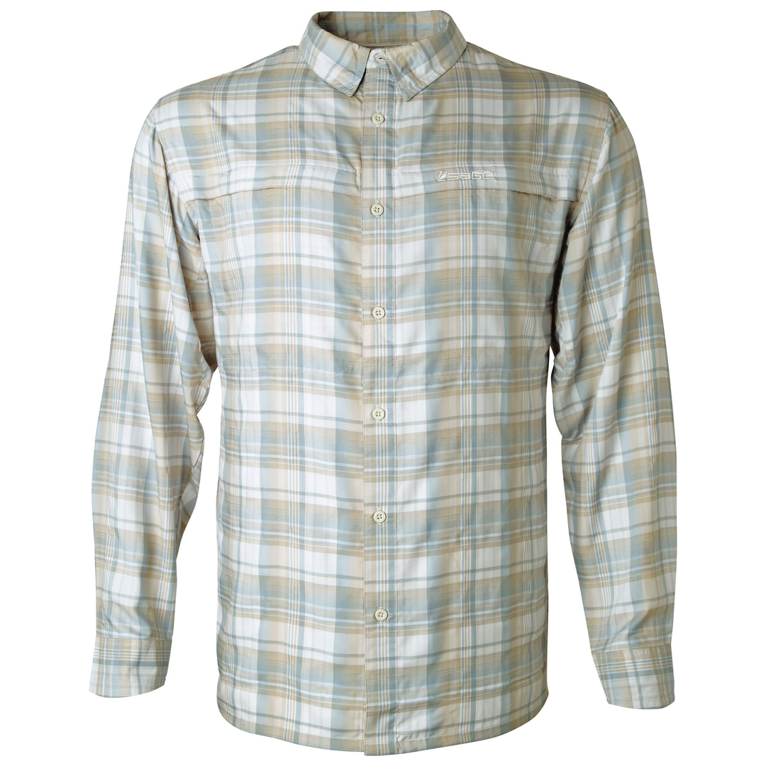 Sage Guide Shirt Bronze Plaid Image 01