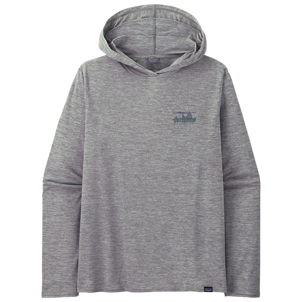 Patagonia Men's Cap Cool Daily Graphic Hoody '73 Skyline: Feather Grey Image 02