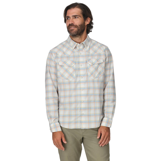 Simms Men's Brackett LS Shirt White Brackett Image 02