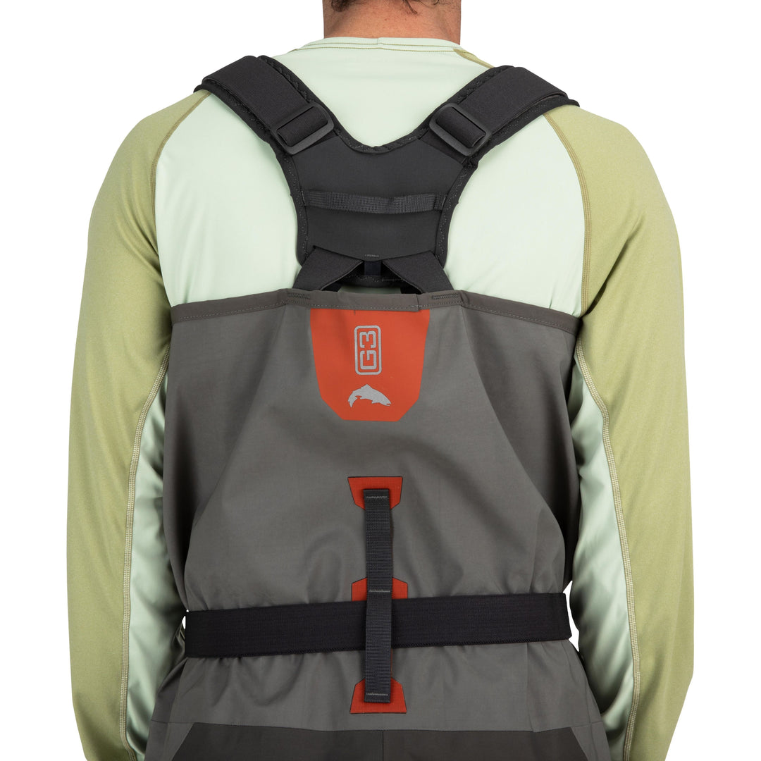 Simms Men's G3 Guide Stockingfoot Gunmetal Image 09