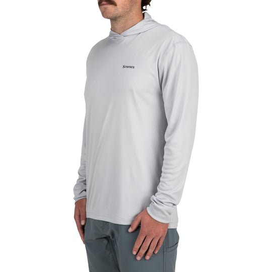 Simms Men's Tech Hoody - Artist Series Trout Logo Flame/Sterling Image 03