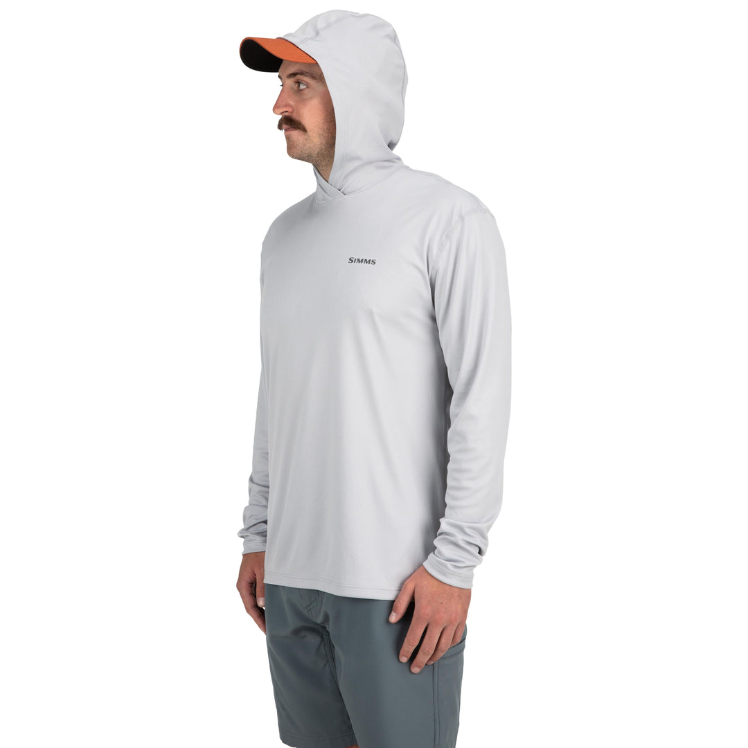 Simms Men's Tech Hoody - Artist Series Trout Logo Flame/Sterling Image 05