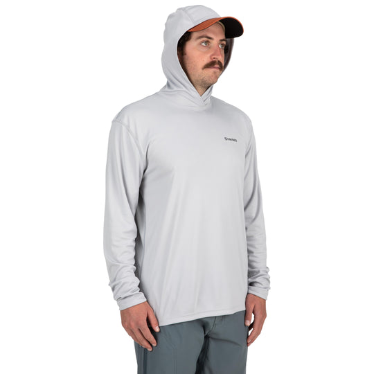 Simms Men's Tech Hoody - Artist Series Trout Logo Flame/Sterling Image 06