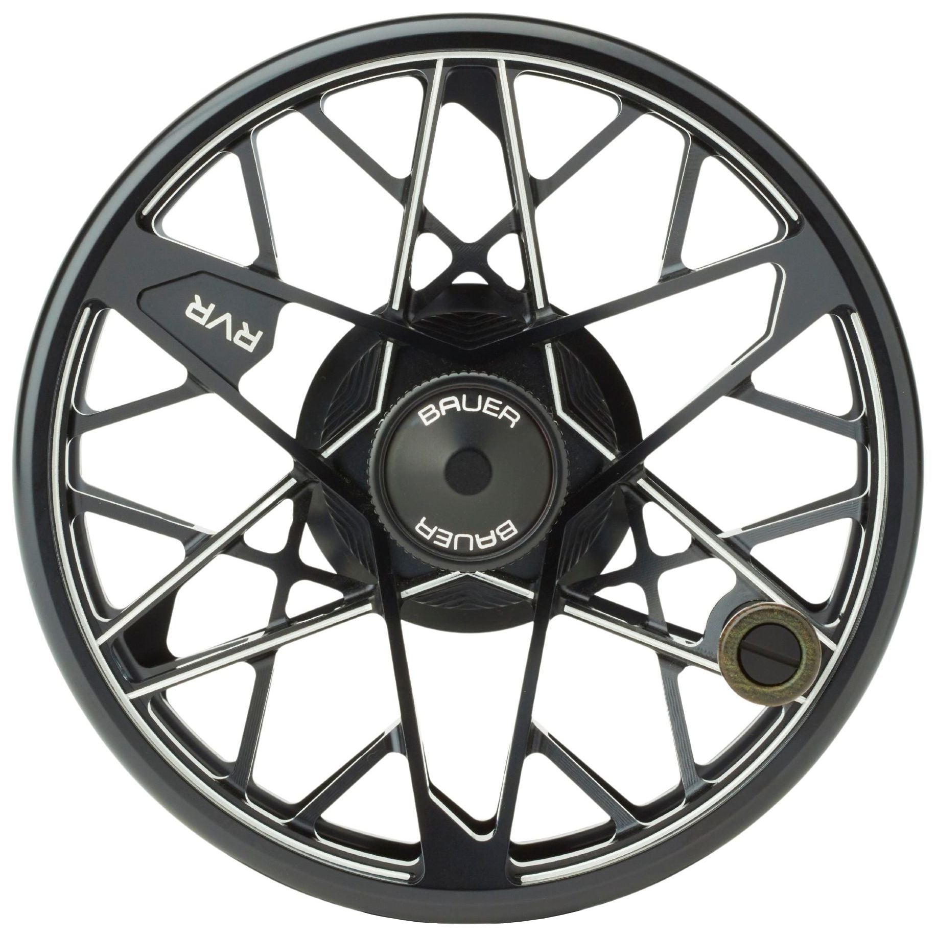 Bauer RVR Euro Nymph Fly Reel Spool All Black Image 01
