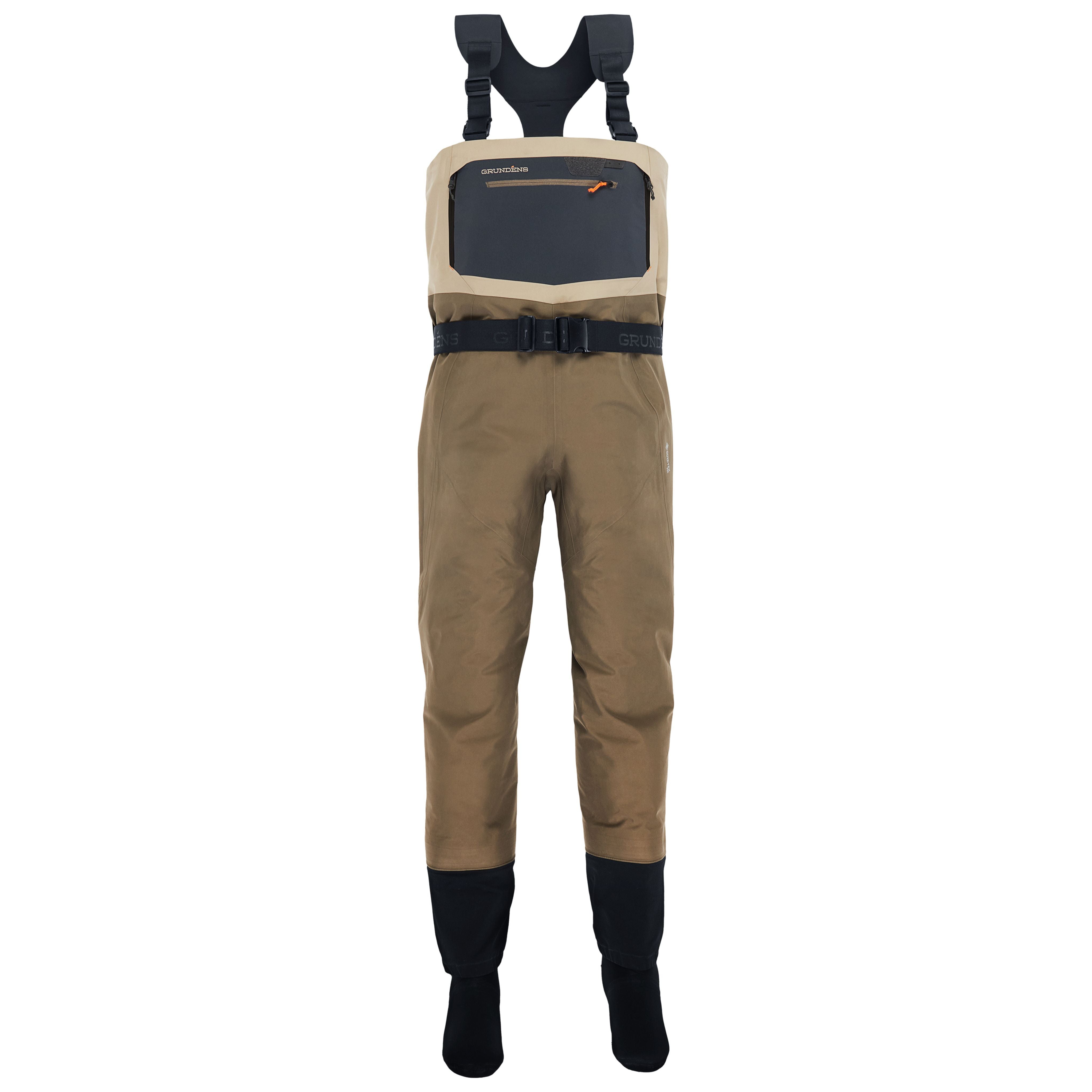 Grundens Men's Boundary Stockingfoot Wader Stone / Otter Image 01