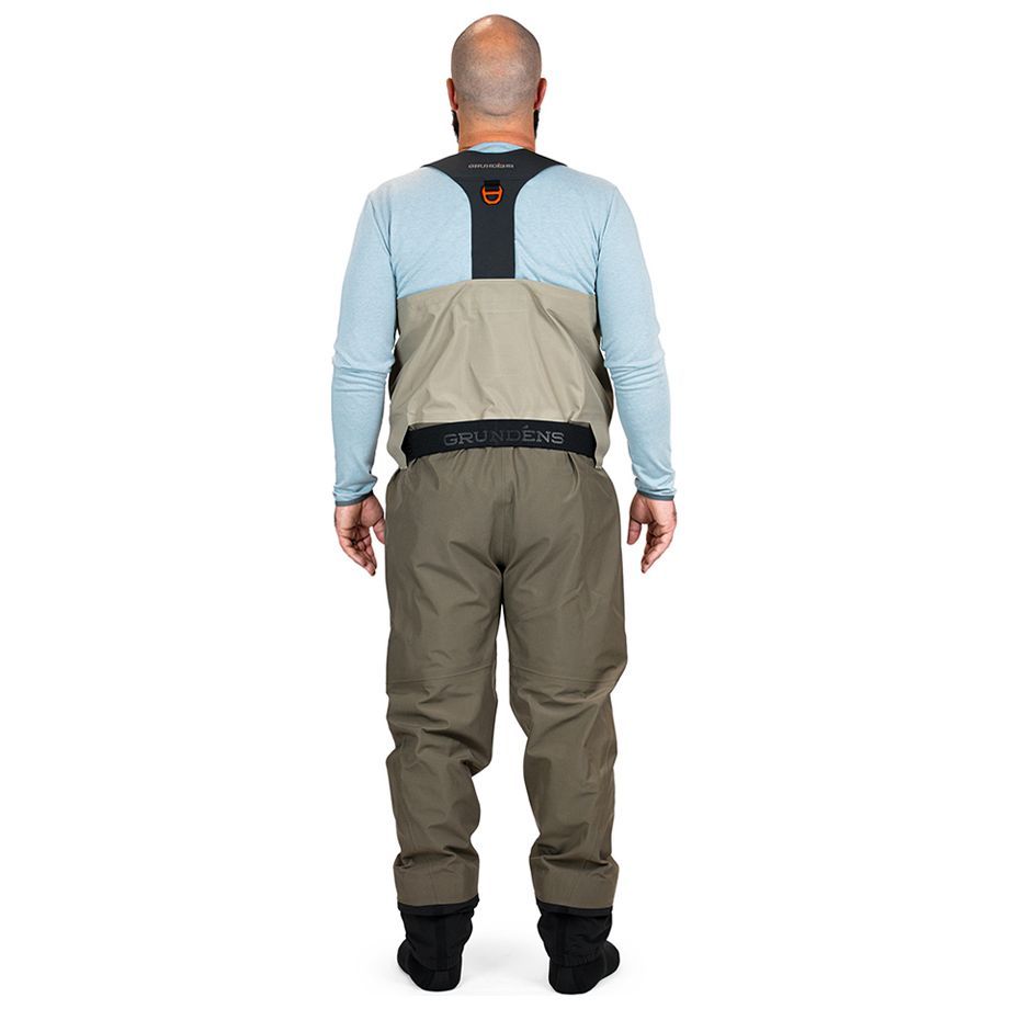 Grundens Men's Boundary Stockingfoot Wader Stone / Otter Image 04