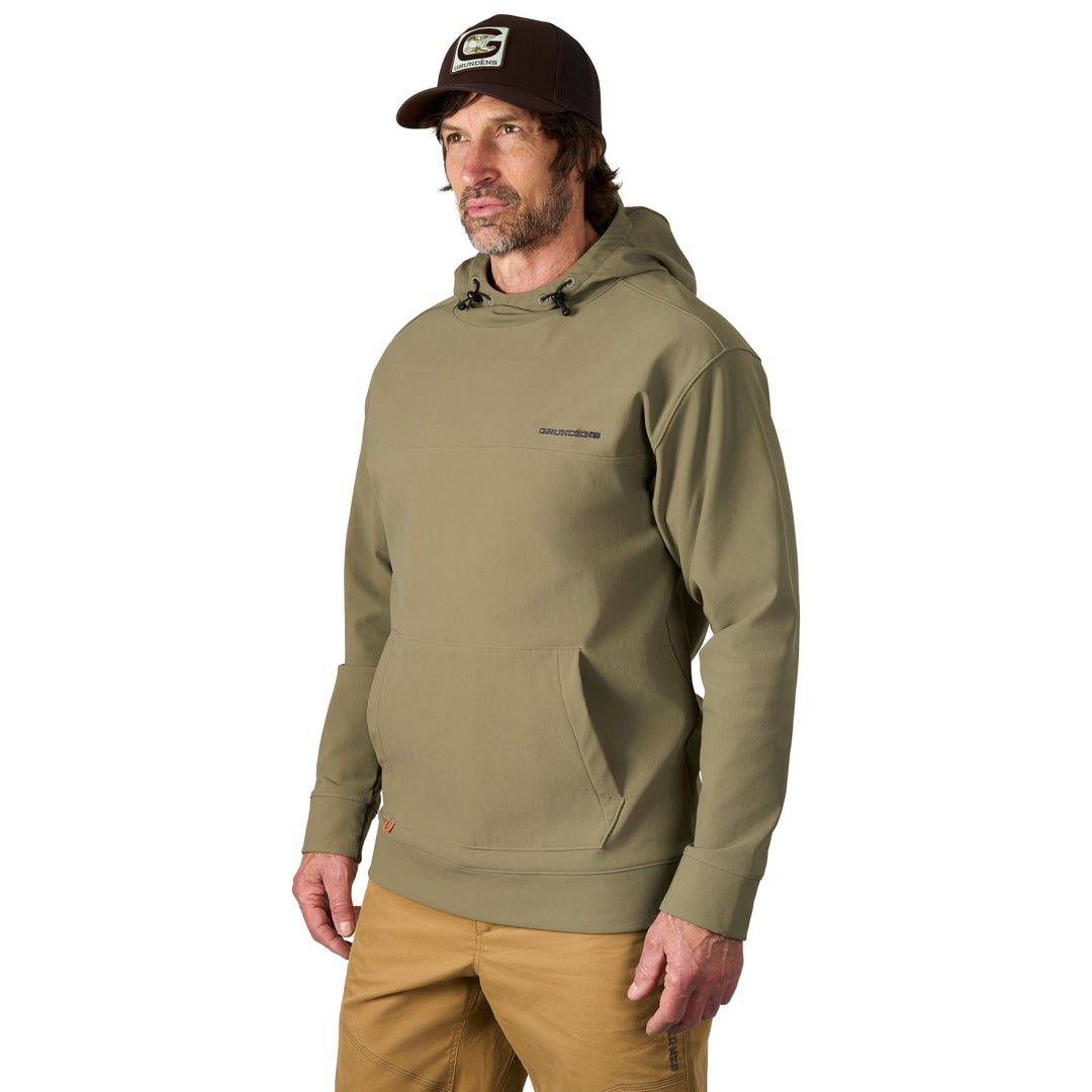 Grundens Men's Kryall Hoodie Forest Image 05