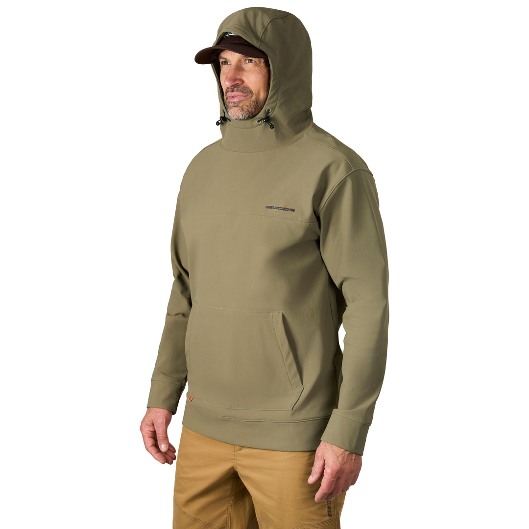 Grundens Men's Kryall Hoodie Forest Image 08