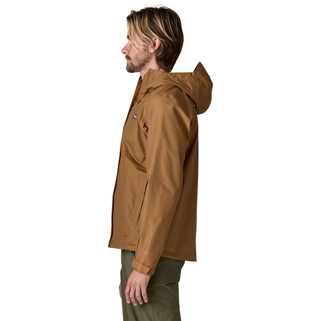 Patagonia Men's Torrentshell 3L Rain Jacket Deer Brown Image 03