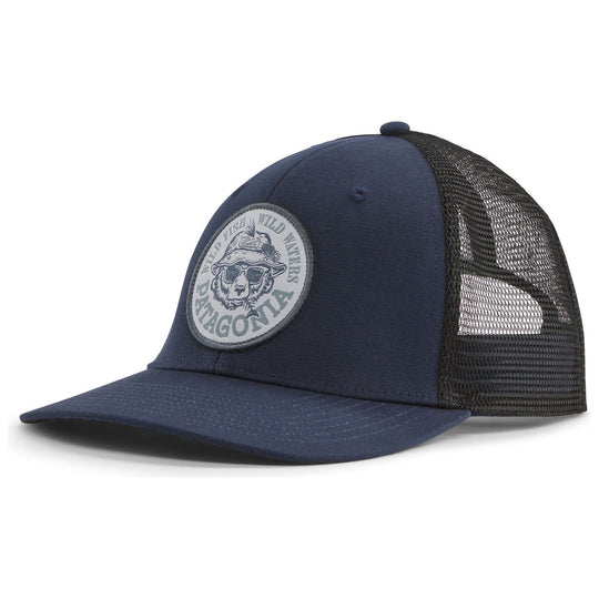 Patagonia Take a Stand Trucker Hat Wild Grizz: New Navy Image 01