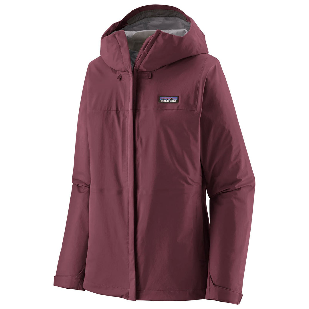 Patagonia Women's Torrentshell 3L Rain Jacket Berry Fig Image 01