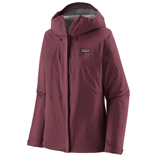 Patagonia Women's Torrentshell 3L Rain Jacket Berry Fig Image 01